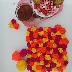زیر بشقابی طرح گل