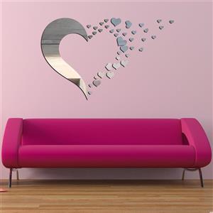 آیینه  طرح قلب کد E02