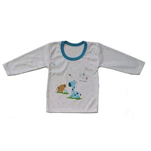 تی شرت آستین بلند نوزادی مدل زرافه