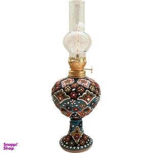 چراغ گردسوز میناکاری سفالی طرح سنتی کد ER