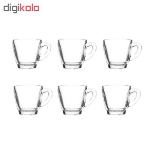 فنجان بلور کاوه مدل Coffe21 بسته 6 عددی