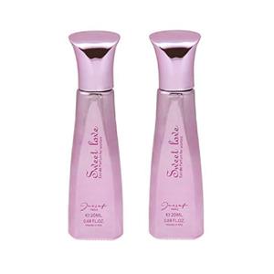 عطر جیبی زنانه ژک ساف مدل SWEET LOVE حجم 22 میلی لیتر بسته 2 عددی
