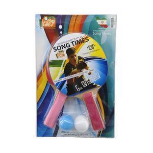 راکت پینگ پنگ سانگ تایمز کد 22 بسته 2 عددی به همراه توپ