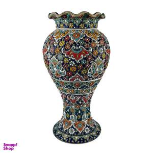 گلدان میناکاری سفالی کد S12 -
