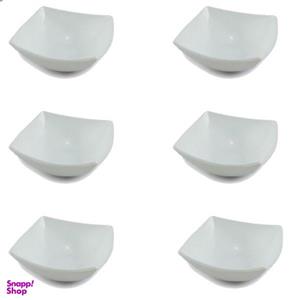 کاسه ترشی خوری لومینارک مدل کوادراتو بسته 6 عددی