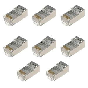 کانکتور Rj45 Cat6 STP وی نت مدل VN  بسته 8 عددی