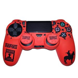 محافظ دسته بازی پلی استیشن ۴ مدل Red Dead کد NSP05 به همراه روکش آنالوگ