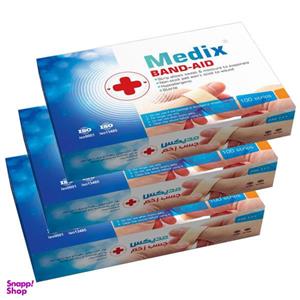 چسب زخم مدیکس مدل Hypoallergic مجموعه 3 عددی