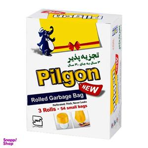 کیسه زباله پیلگون مدل Sma-L کد 5065 بسته 54 عددی