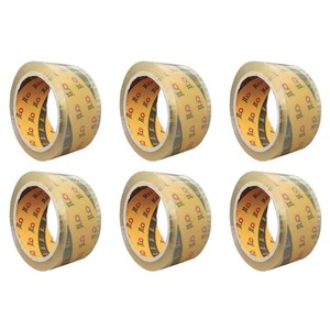 چسب نواری پهن جیلو کد 01 عرض 4.8 سانتی متر بسته 6 عددی
