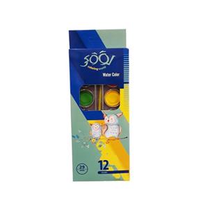 آبرنگ 12 رنگ لوکی کد 8412