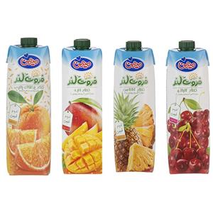نکتار مخلوط میهن حجم 1 لیتر بسته 4 عددی