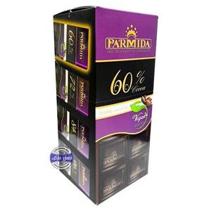 شکلات تلخ 60 درصد پارمیدا - 80 گرم بسته 6 عددی