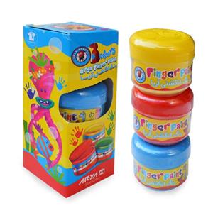 رنگ انگشتی 3 رنگ آریا مدل 77002