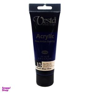 رنگ اکریلیک وستا مدل cobalt blue کد15