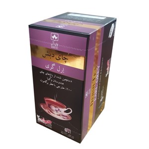 چای کیسه ای ارل گری چای دبش بسته 25 عددی