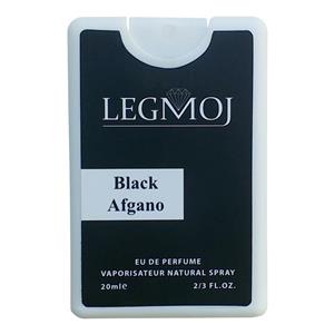 عطر جیبی مردانه لغموژ مدل Black Afgano حجم 20 میلی لیتر