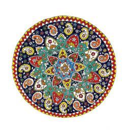 بشقاب میناکاری کد 108 -