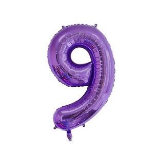 بادکنک فویلی مدل عدد 9 سایز 40 اینچ