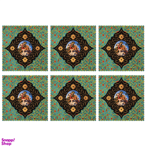 زیربشقابی مدل U1-42412 بسته 6 عددی