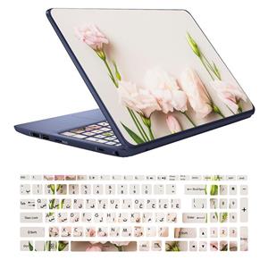 استیکر لپ تاپ کد D01 به همراه برچسب حروف فارسی کیبورد -