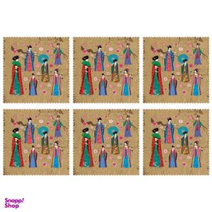 زیربشقابی مدل U1-42157 بسته 6 عددی