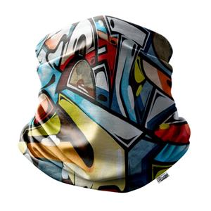 دستمال سر و گردن هزاردستان طرح نقاشی خیابانی مدل das50 