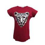 تی شرت آستین کوتاه زنانه مدل Leopard کد L01