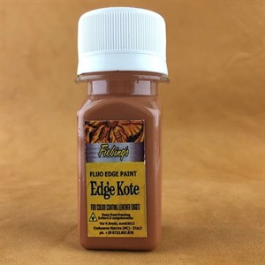 رنگ قهوه ای روشن لبه چرم ادج کوت مدل 20ml حجم 20 میلی لیتر