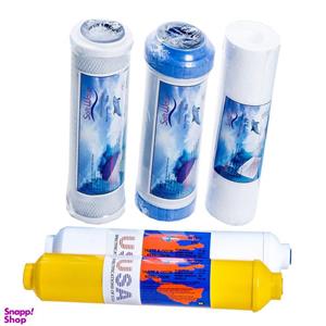 فیلتر دستگاه تصفیه کننده آب خانگی سافت واتر مدل RO-5 مجموعه 5 عددی
