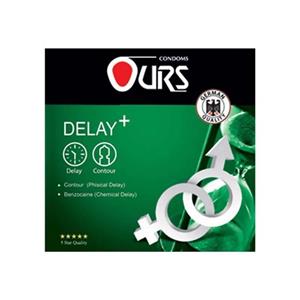 کاندوم اورز مدل Delay Plus مجموعه 3 عددی