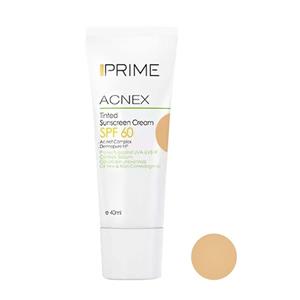 کرم ضد آفتاب رنگی پریم مدل Acnex Beige SPF60 حجم 40 میلی لیتر