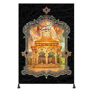 پرچم طرح ضریح امام حسین(ع) کد 1