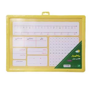 تخته وایت برد ریاضی یار کد 2 سایز 25*35 سانتی متر