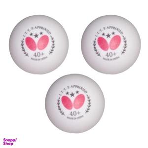 توپ پینگ پنگ باترفلای مدل 123 بسته 3 عددی