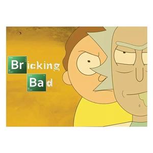 پوستر ماهتاب طرح  Breaking Bad ریک و مورتی کد 2628