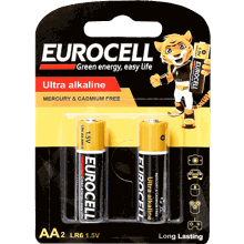 باتری قلمی یوروسل مدل 10R6p Extra Heavy Duty بسته 10 عددی