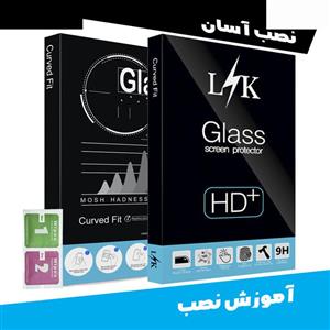 محافظ صفحه نمایش سرامیکی ال کی مدل Hard glass مناسب برای گوشی موبایل سامسونگ Galaxy J4 Plus