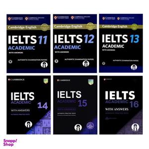 کتاب IELTS Academic Cambridge اثر جمعی از نویسندگان انتشارات الوندپویان جلد 11 تا 16