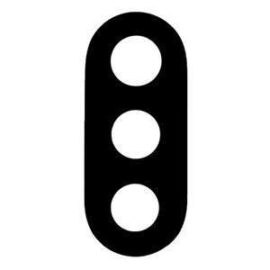 شیشه دوربین مدل M1803E1A-Blk مناسب برای گوشی موبایل شیائومی Mi 8