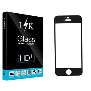محافظ صفحه نمایش ال کی مدل Hard glass مناسب برای گوشی موبایل اپل iPhone 5S / SE / 5C