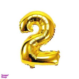 بادکنک فویلی مدل عدد دو