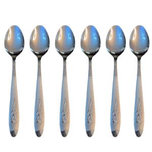 قاشق چای خوری مدل mhdn بسته 6 عددی