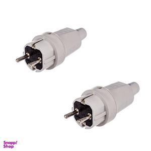 دوشاخه برق فرحان الکتریک مدل MAB.65 بسته دو عددی