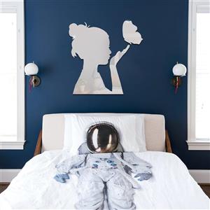 آینه مستر راد مدل پروانه و دخترک کد G.B.FLY-S 02