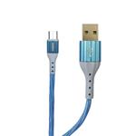 کابل تبدیل USB به microUSB موکسوم مدل MX-CB68 LED طول 1 متر