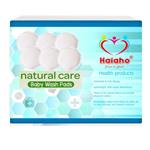 پد شستشوی دست و صورت کودک هیاهو مدل Baby Natural care بسته 6 عددی