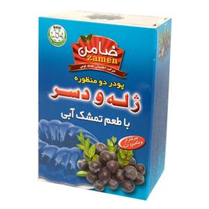 پودر ژله و دسر تمشک آبی ضامن - 100 گرم