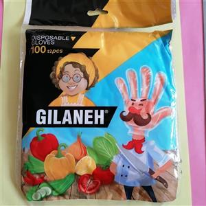 دستکش یکبار مصرف گیلانه کد 06 بسته 100عددی