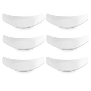 زیتون خوری چینی زرین ایران مدل وینچی درجه یک بسته 6 عددی -